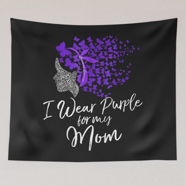 Item preview, I Wear Purple For My Mom Alzheimers Awareness  designed and sold by Realmuto.