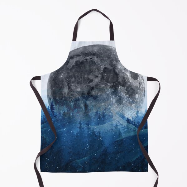 Item preview, MOON-MOUNTAIN-FOREST-WINTER designed and sold by ildafdhome.