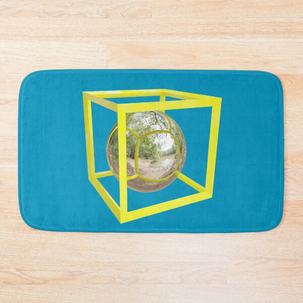 Item preview, Cube and Sphere Geometric Shapes designed and sold by bradm50.