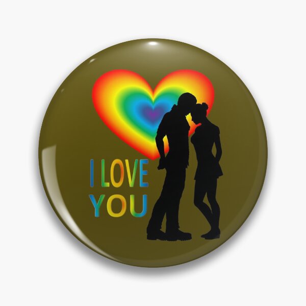 Item preview, I love you, silhouettes of a  beloved pair designed and sold by helenkaiy.