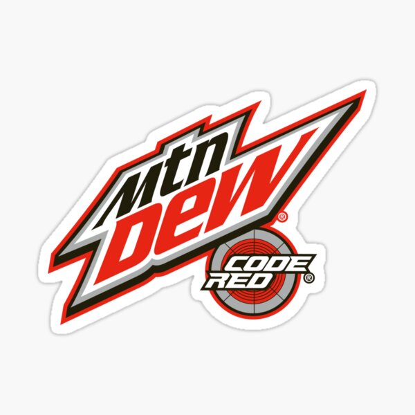 Mountain Dew Code Red 1 Sticker Other Pepsi Advertisements Fundetfunval Collectibles