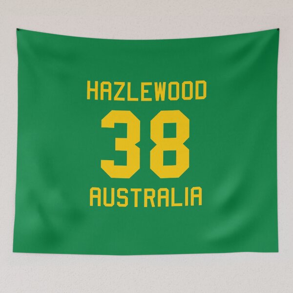Item preview, Josh Hazlewood | 38 | Australian Cricket Jersey designed and sold by CHAMPION WARRIOR.