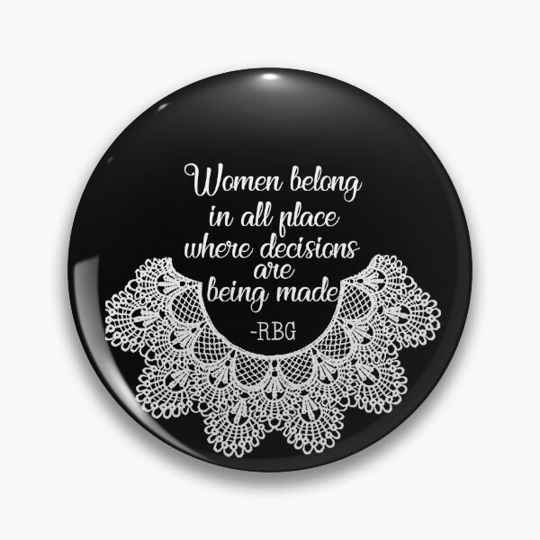 Item preview, Women Belong In All Places Ruth Bader Ginsburg RBG Feminist Ruth Bader Ginsburg RBG designed and sold by Enraged46.