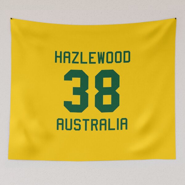 Item preview, Josh Hazlewood | 38 | Australian Cricket Jersey designed and sold by CHAMPION WARRIOR.