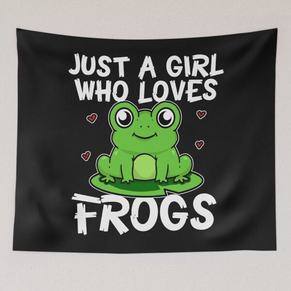 Item preview, Just A Girl Who Loves Frogs Cute Green designed and sold by Realmuto.