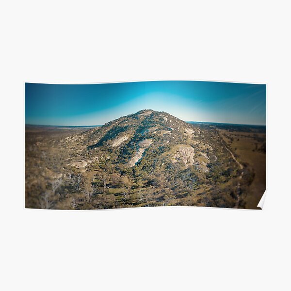 Mount Korong - Landscape Aerial Photography (Inglewood and Wedderburn) Poster