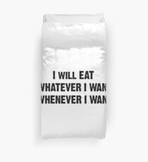 Ich werde essen, was ich will Bettbezug