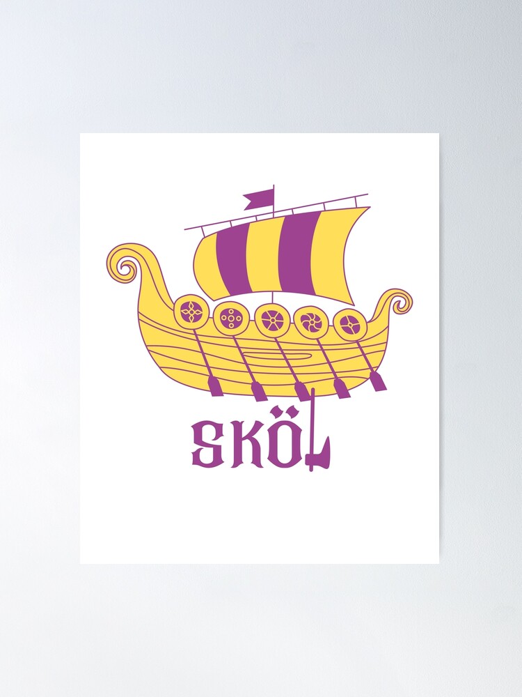 SKOL Shirt Viking Warrior T-Shirt Helmet Drinking Tee