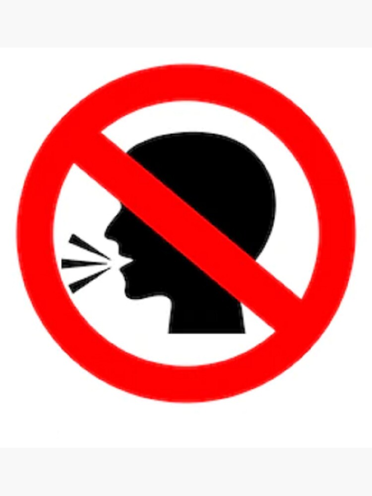 "don't make noise please!" Sticker for Sale by Dhh166 Redbubble