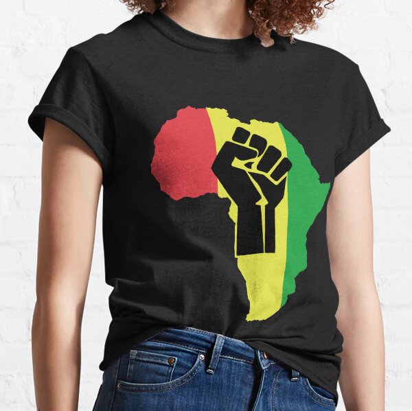 Black Power (D13) Continent of Africa Classic T-Shirt