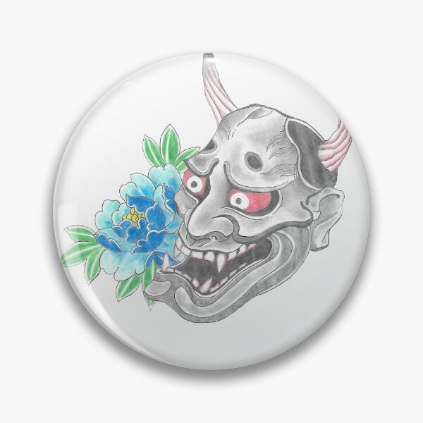 Item preview, Hannya and Peony designed and sold by Bwolff97.