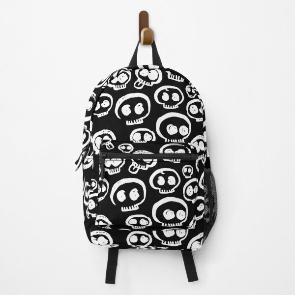 Item preview, Skulls - White on Black designed and sold by AshleighJaneArt.