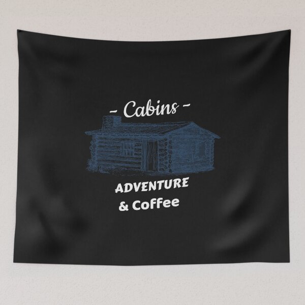 Item preview, Cabins, adventure, and coffee designed and sold by TitanRN.