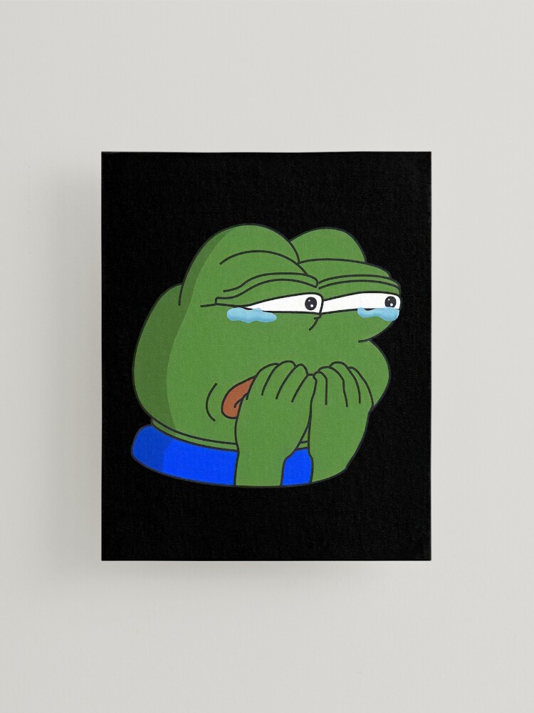 Pepega -Twitch Emote Mounted Print for Sale by renukabrc