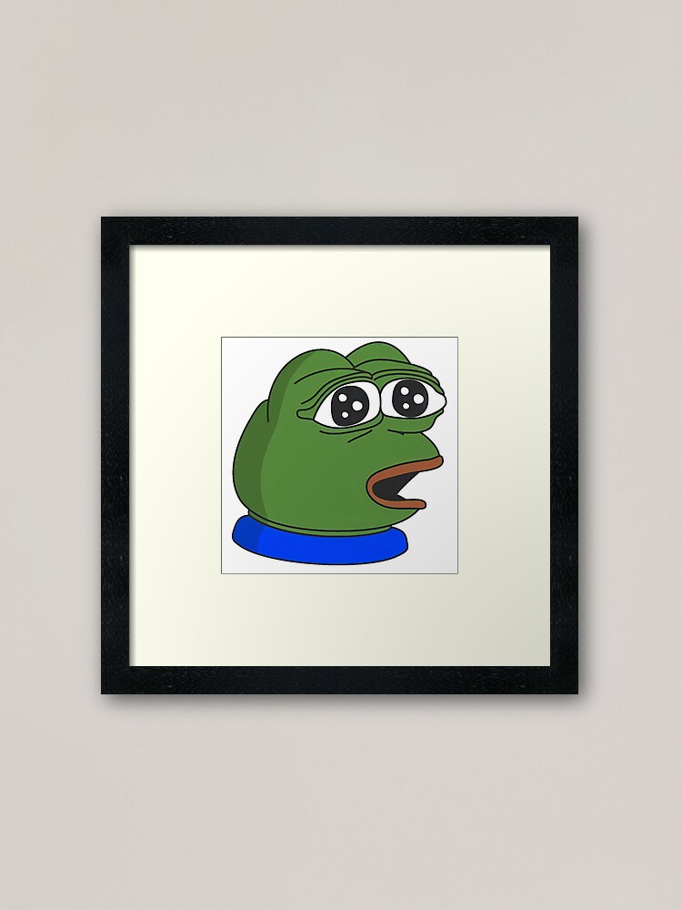 Pepega -Twitch Emote Poster for Sale by renukabrc