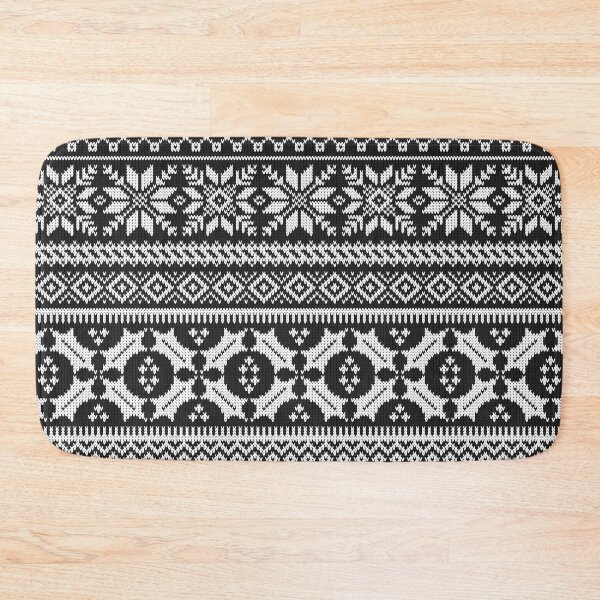 Item preview, Black Fair Isle Faux Sweater designed and sold by HakeDesign.