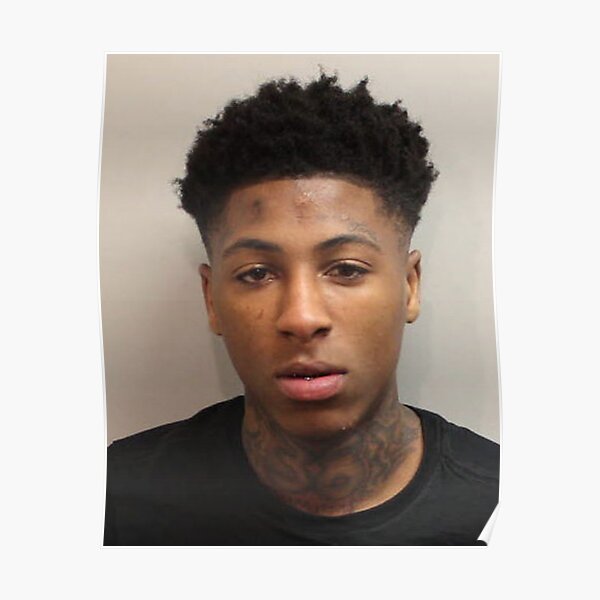 NBA YoungBoy Mugshot Poster