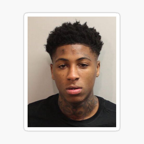 NBA YoungBoy Mugshot Sticker