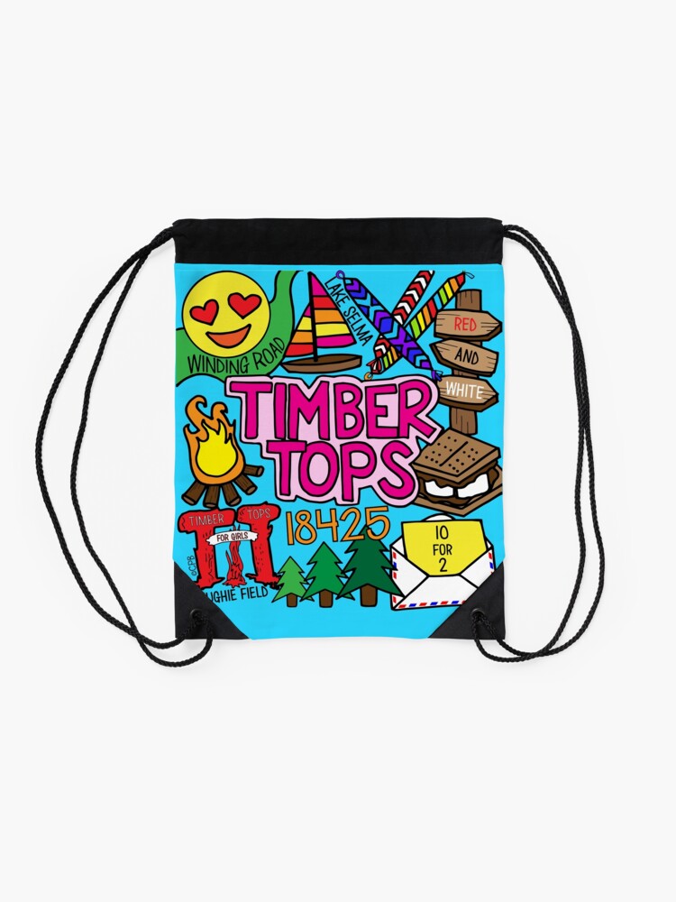 Alternate view of Timber Tops Drawstring Bag