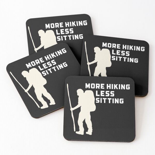 Item preview, More hiking, less sitting designed and sold by TitanRN.