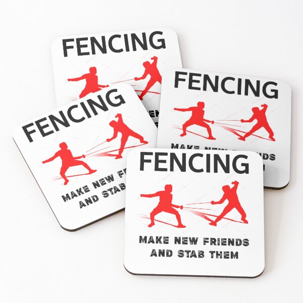 Item preview, Fencing Make New Friends And Stab Them,fencing fencer,funny fencing trainer gift  designed and sold by Essakhi12.