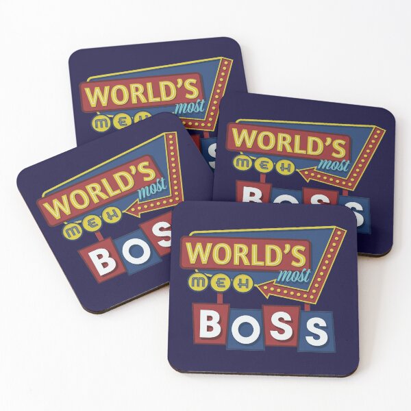 Item preview, World's Most Meh Boss designed and sold by CuriousCurios.