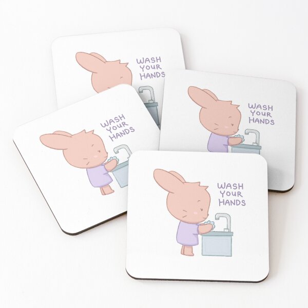 Item preview, Bunny Washing Her Hands designed and sold by lumicloud.
