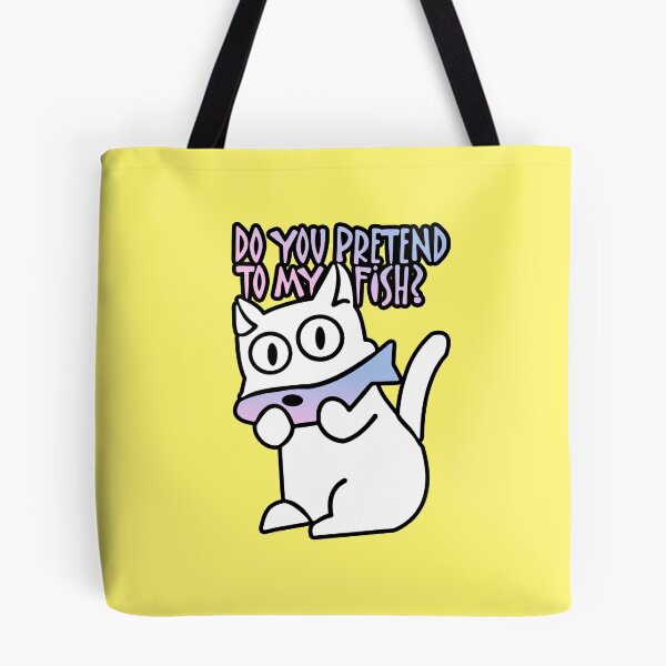 Item preview, Cat and fish designed and sold by AlexMakeArt.