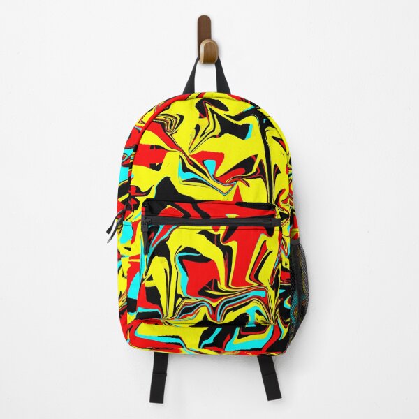 Item preview, Abstract Pattern of Black Red Yellow designed and sold by Erwin-Bratz.