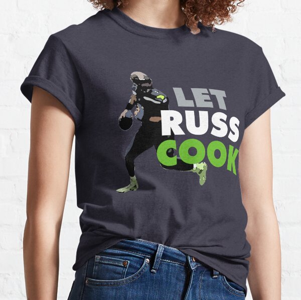 Russell Wilson let's Ride Funny T-shirt -   in 2023