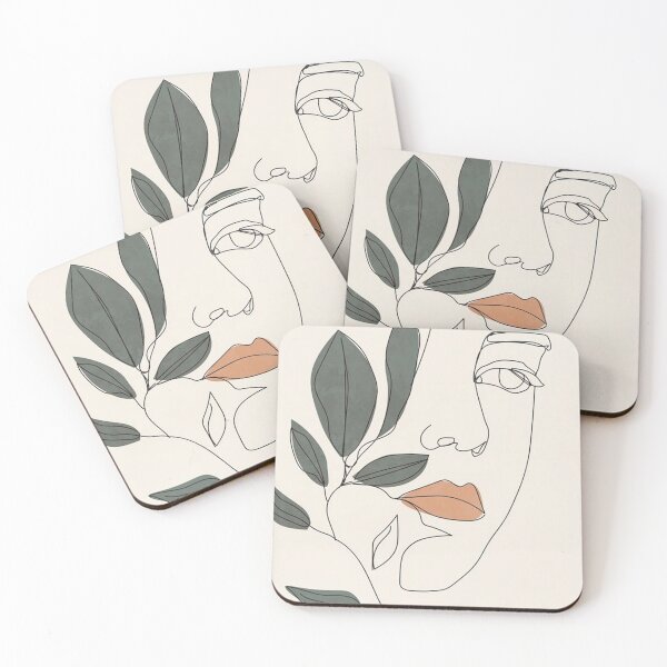 Item preview, Modern women line drawing designed and sold by spintzy.