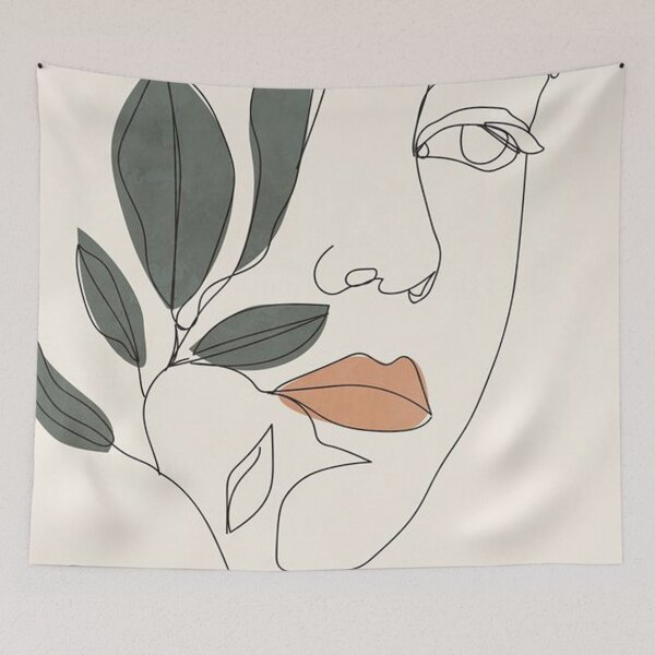 Item preview, Modern women line drawing designed and sold by spintzy.