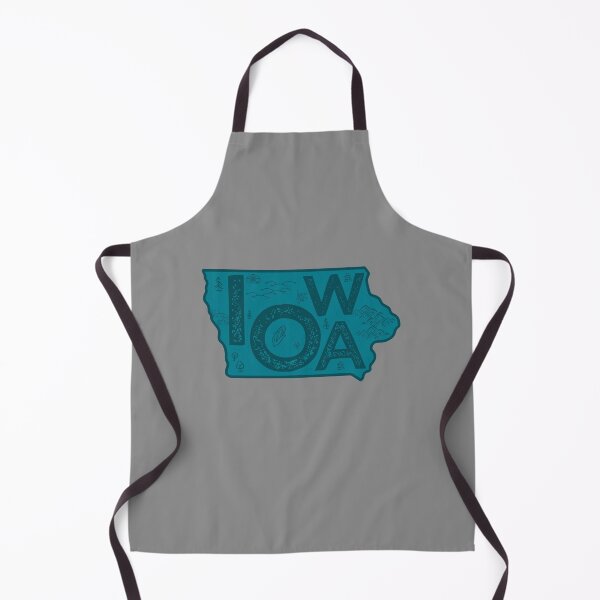Item preview, Iowa Map Typography Navy designed and sold by HelloGentry.