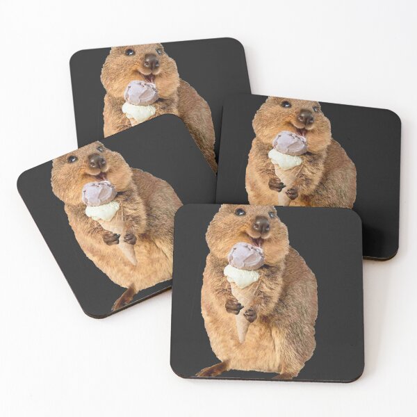 Artikelvorschau, Kawaii Quokka isst Eistüte entworfen und verkauft von Mastainich09.