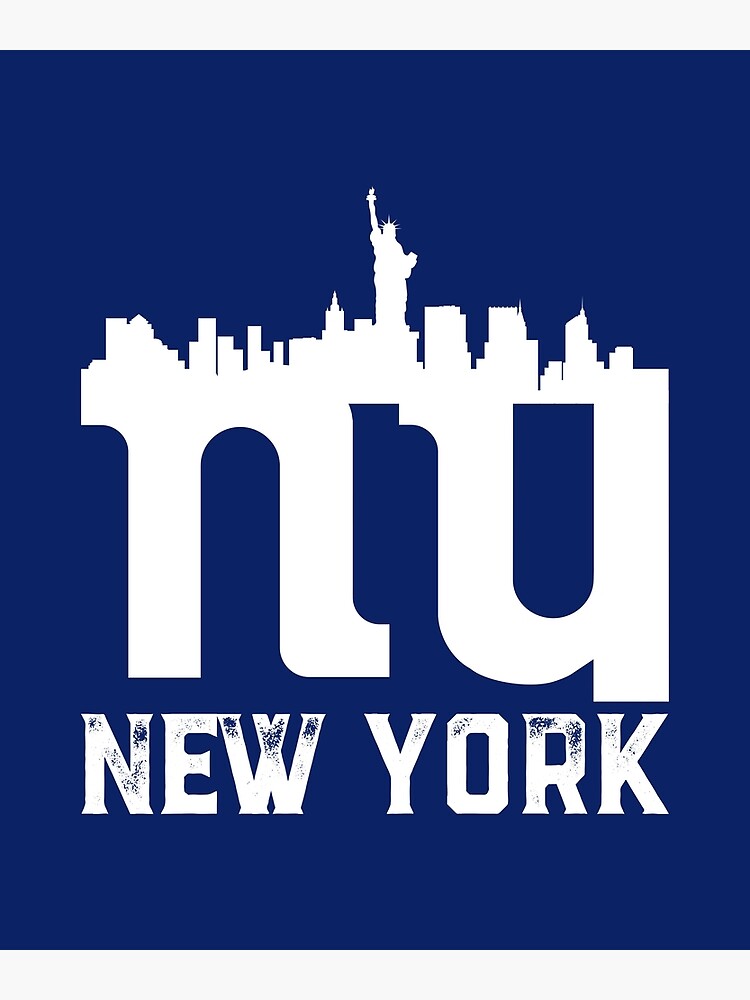 Vintage New York Skyline NY Football Team Retro Giants Goalline Sport  Essential T-Shirt for Sale by UioniTaomis