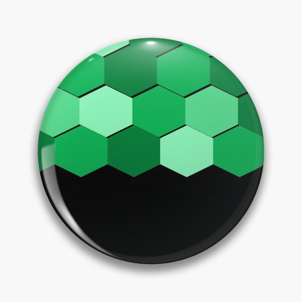 Item preview, Green Hexagon pattern, Shades of green designed and sold by Kritika 99.