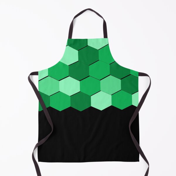 Item preview, Green Hexagon pattern, Shades of green designed and sold by Kritika 99.