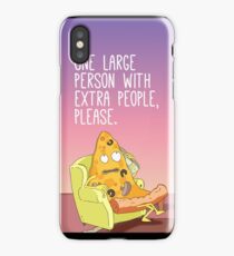 One Person With Extra People, Please. iPhone Case/Skin