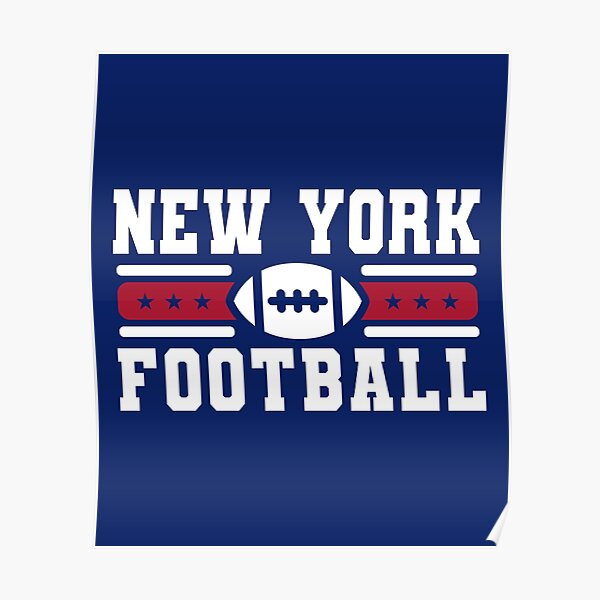 Vintage New York Football Team Retro NY Giants Goalline Sport