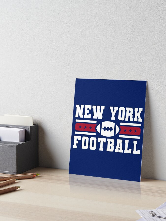 Vintage New York Football Team Retro NY Giants Goalline Sport | Art Board  Print