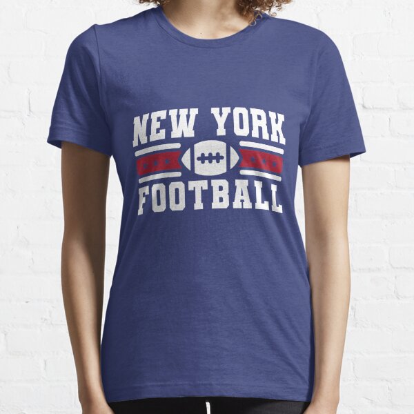 New York Football Team NY Vintage Retro Giants Goalline Sport Essential T-Shirt