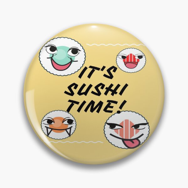 Item preview, Cute Sushi - It's Sushi Time. designed and sold by mewsis.