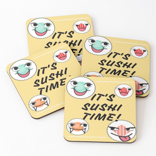 Item preview, Cute Sushi - It's Sushi Time. designed and sold by mewsis.