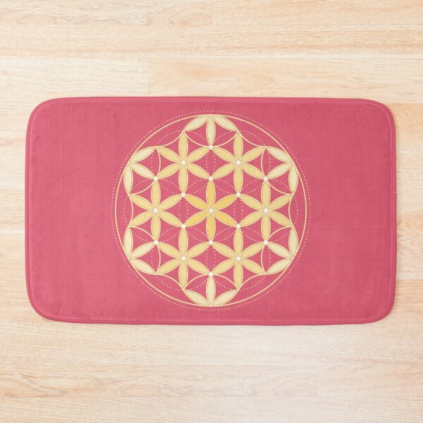 Item preview, Tetrahedron in Flower of Life (Rasberry Red) designed and sold by squishyrainbow.