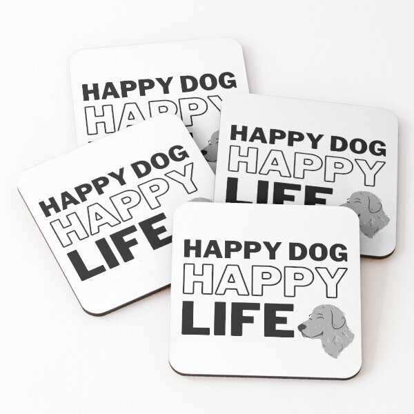 Item preview, Happy dog happy life designed and sold by happyshopg.