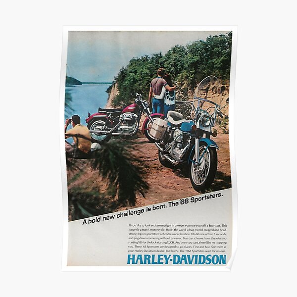 Harley Davidson Sportster Poster