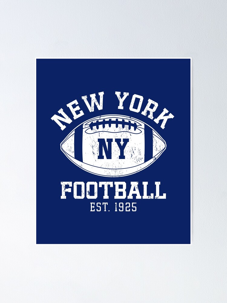 Vintage New York Football Team Retro NY Giants Goalline Sport Essential T- Shirt for Sale by UioniTaomis