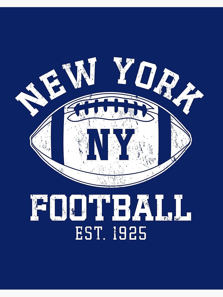 Vintage New York Football Team Retro NY Giants Goalline Sport | Art Board  Print