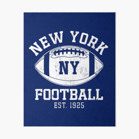 Vintage New York Football Team Retro NY Giants Goalline Sport | Art Board  Print