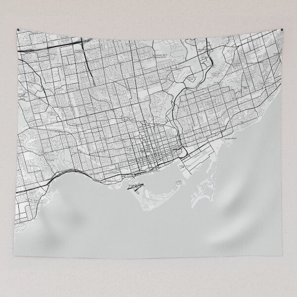 Item preview, Toronto, Canada Map (Theme 1) designed and sold by Mapnify.
